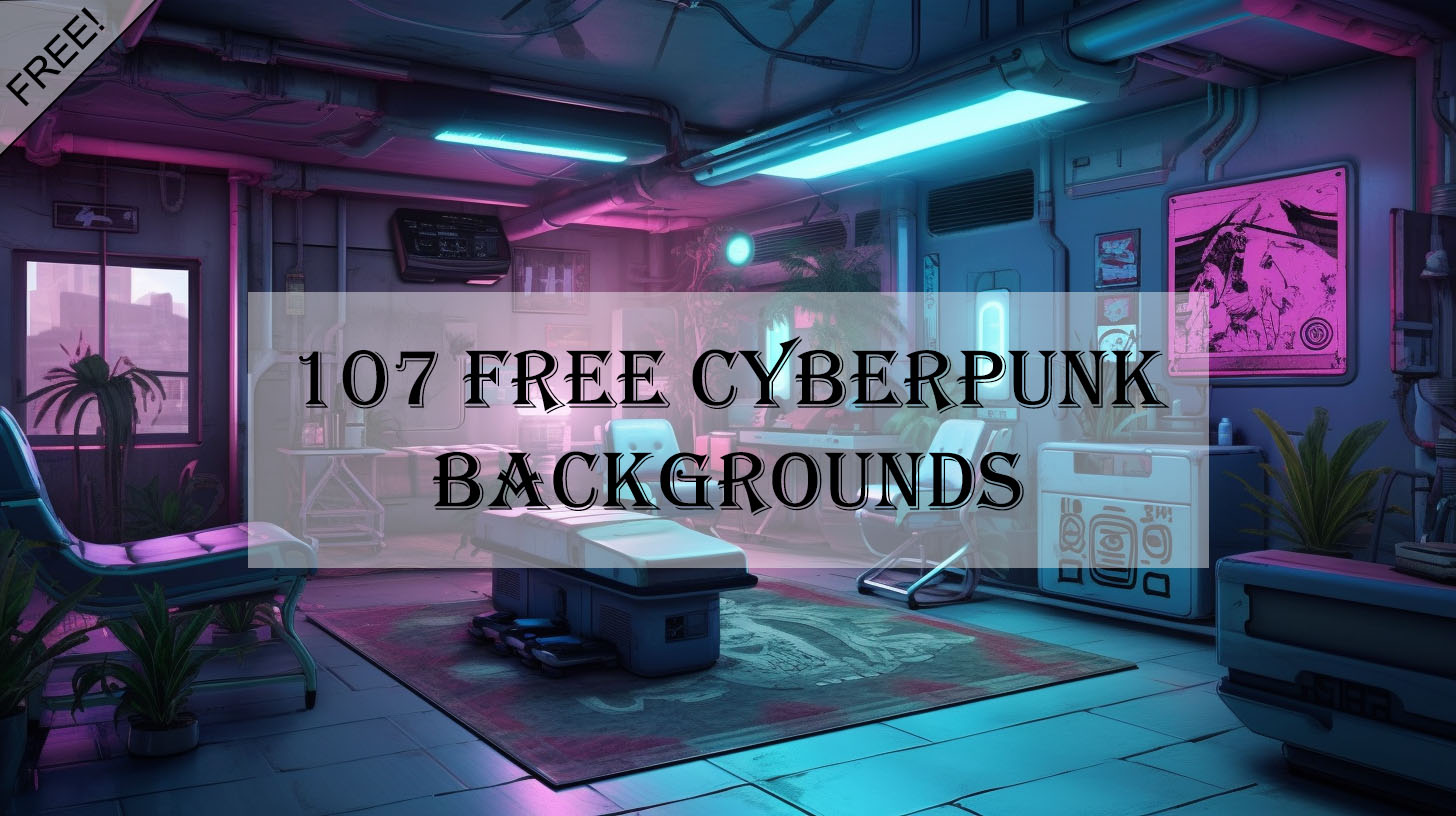 Cyberpunk Visual Novel Background Pack (Free)