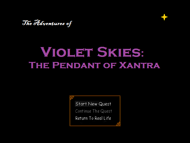 The adventures of Violet Skies: The Pendant of Xantra