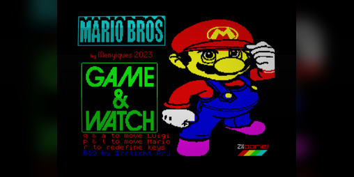 Cover image for Mario Bros G&W for ZX Spectrum