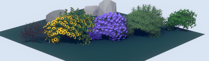 Procedural Trees and Particles