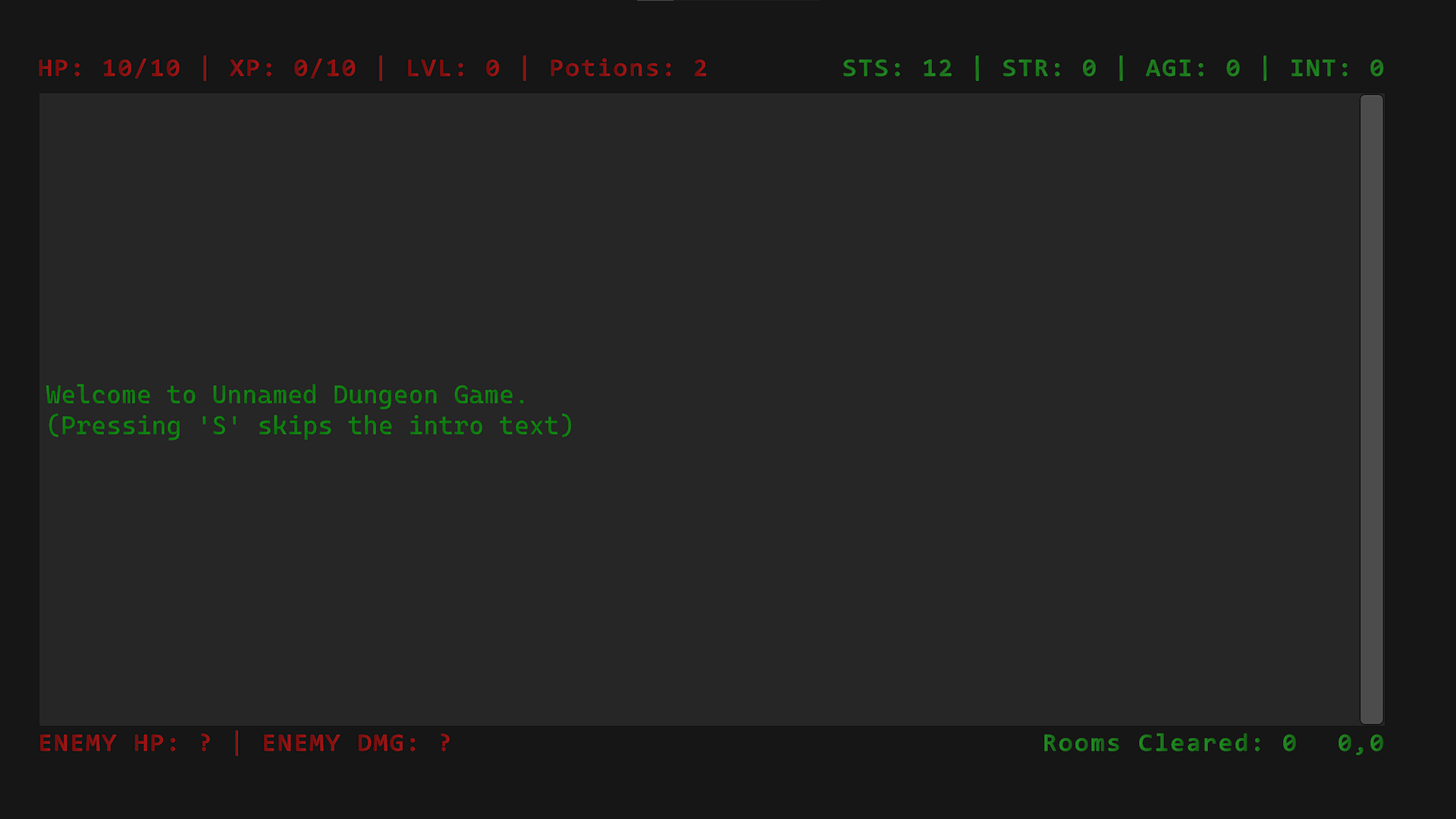 Cover image for Unnamed Goblin/Dungeon Game