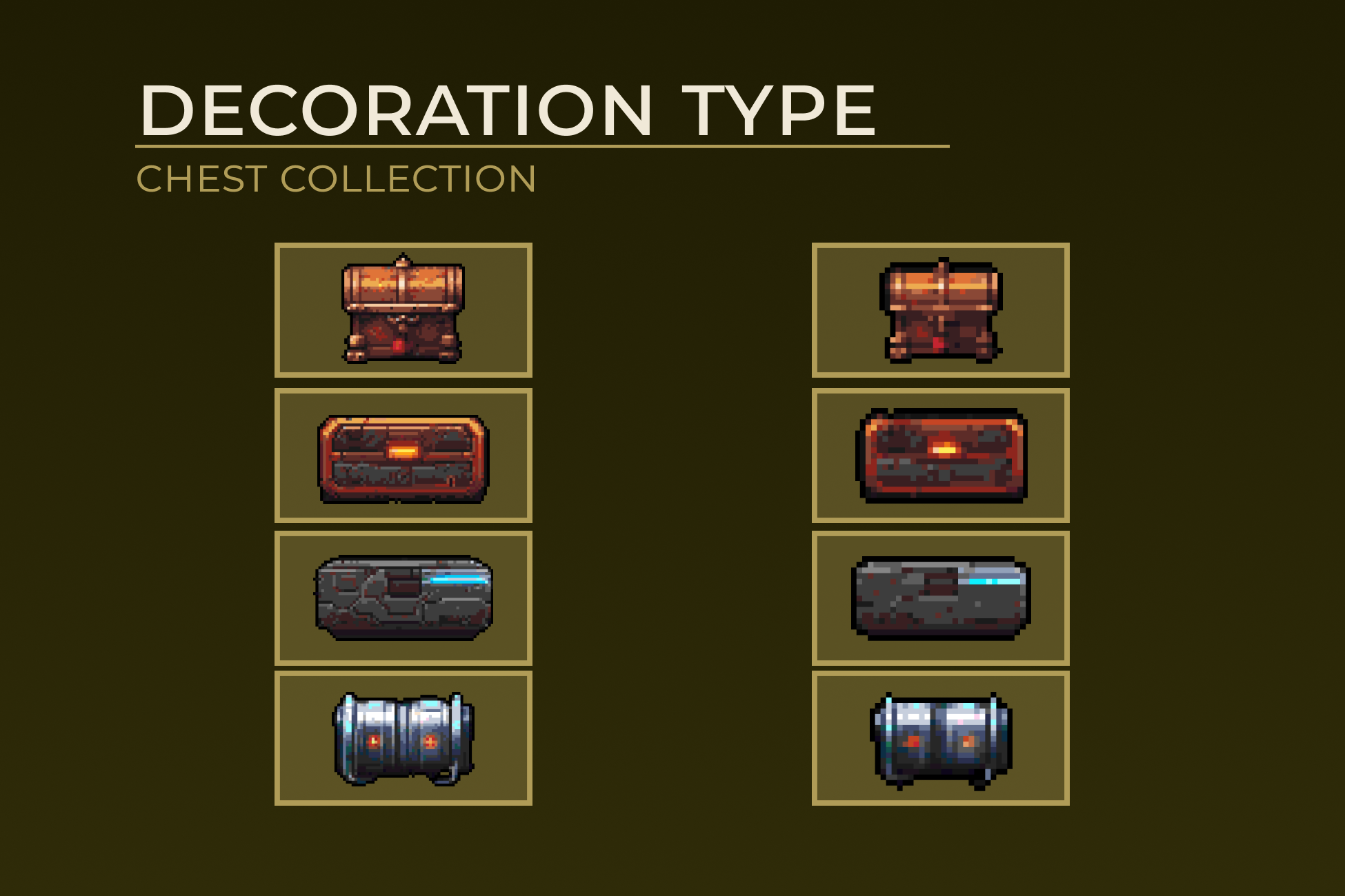 Decoration Type Chest Collection by niro58