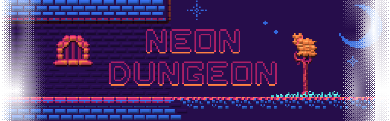 Neon Dungeon - sidescroller asset pack [16x16] (+ normal maps)