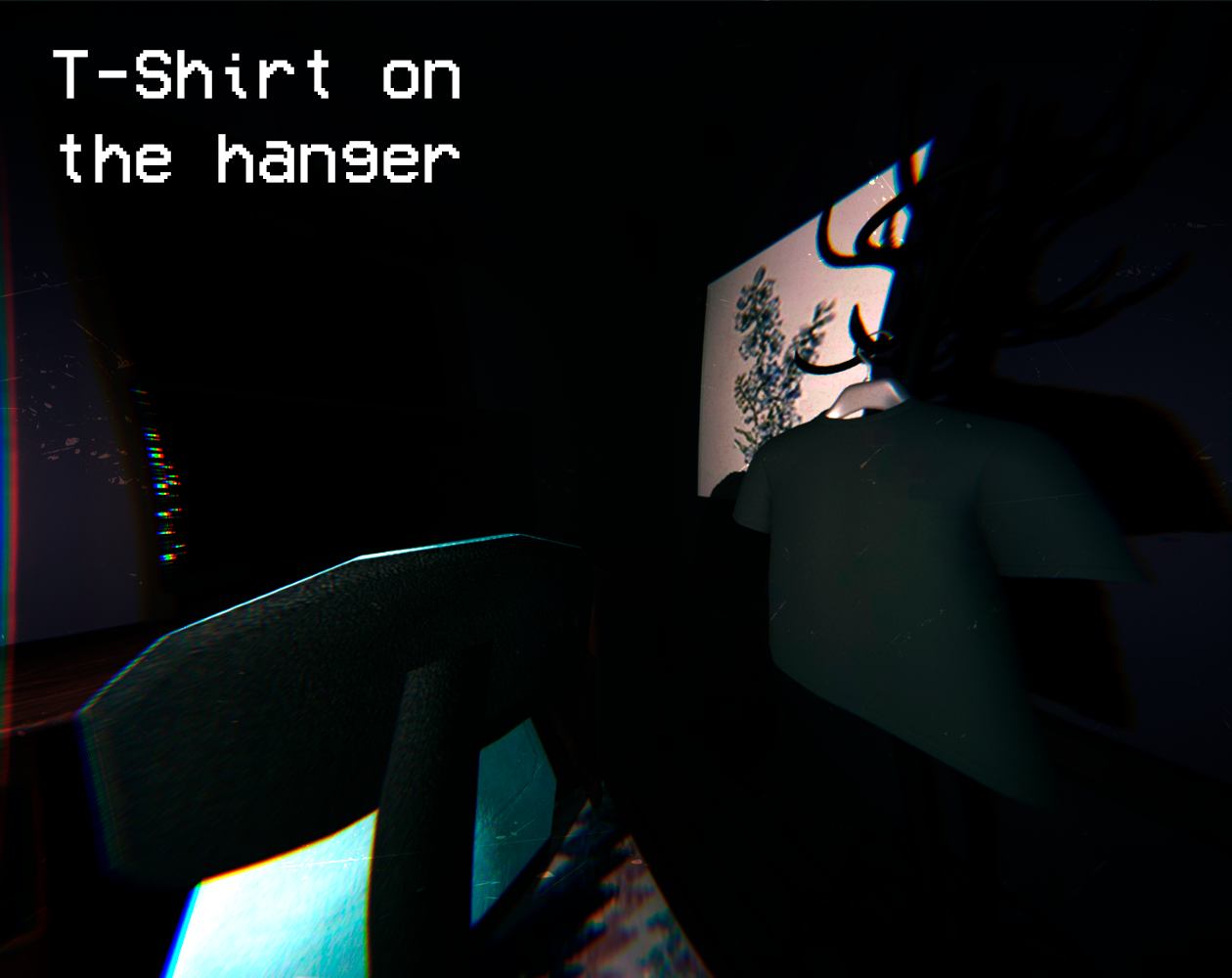 T-Shirt on the hanger cover