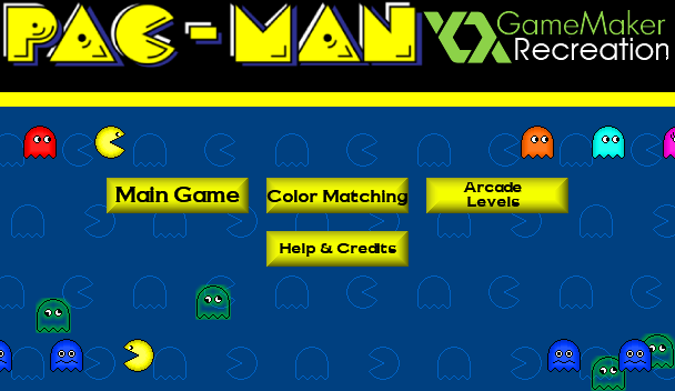 Gamemaker Pacman Beta Game by Lebel Studios