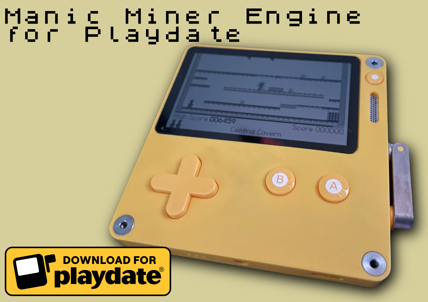 Manic Miner Engine for Playdate