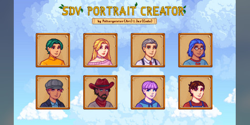 Cover image for Stardew Valley Character Creator (Masc version)