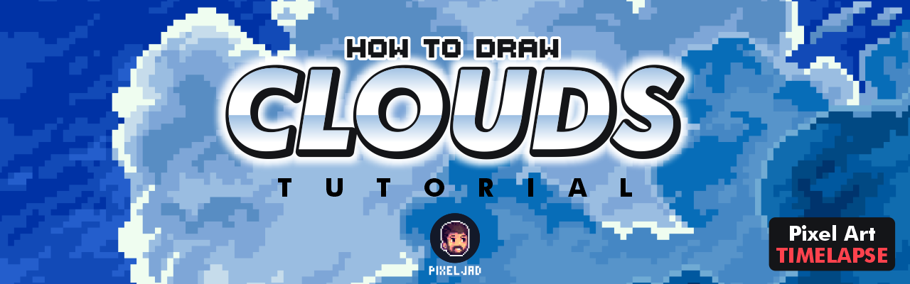 How to Draw Clouds - Pixel Art