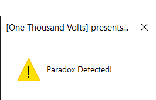 Paradox Detected!