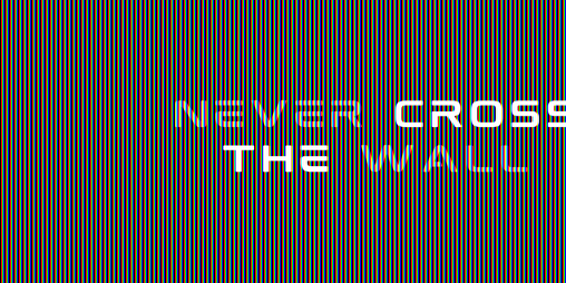 Cover image for Never Cross The Wall