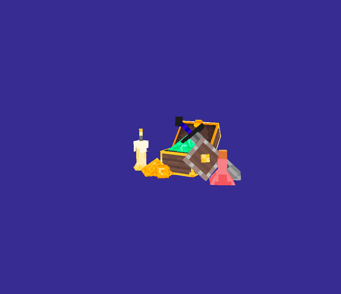 Pixel art 3d medieval fantasy themed asset pack by avabea by ava vav