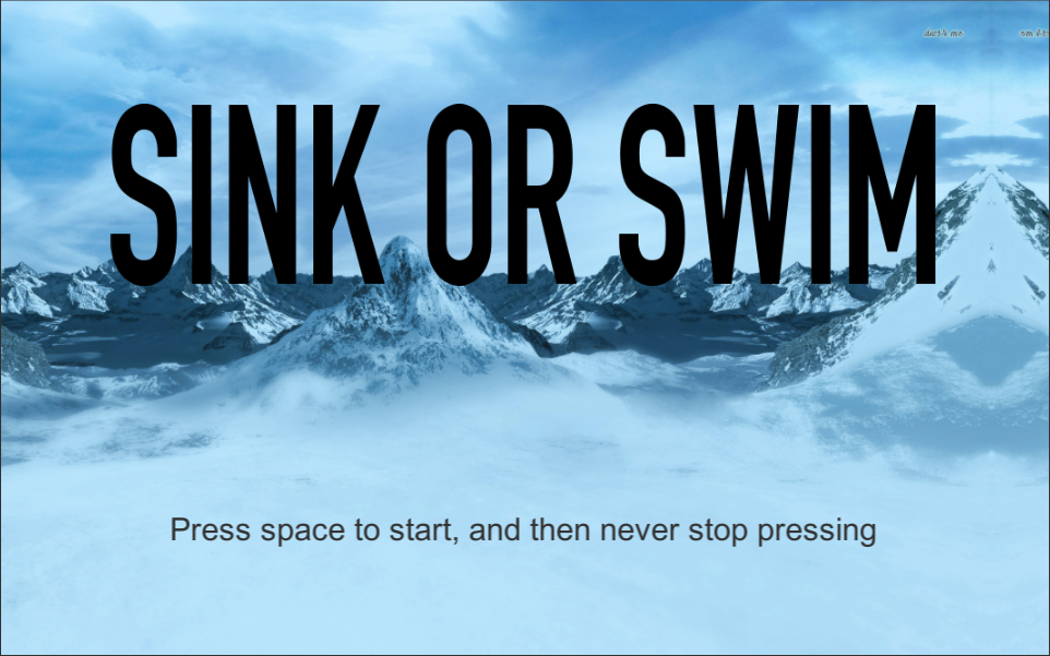 Cover image for Sink or Swim, or Fly Rabbit Fly