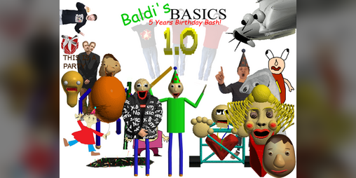 Baldi's Basics 5 Years Birthday Bash! by REMEN1015 Games