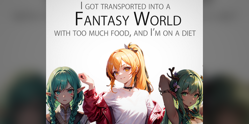 Cover image for I got transported into a fantasy world with too much food, and I'm on a diet!