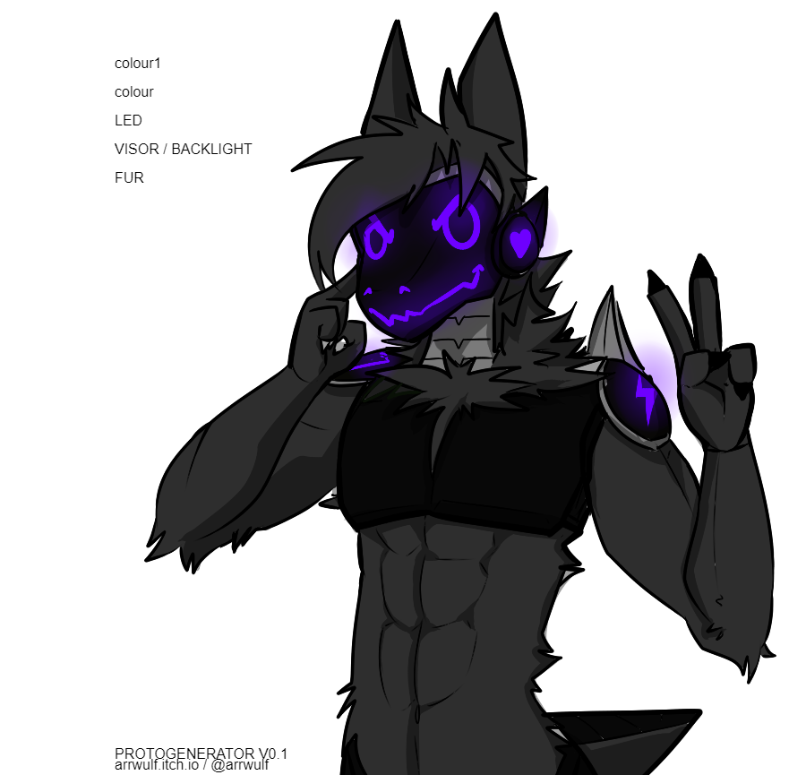 Protogen Art  Furry drawing, Cute wolf drawings, Anthro furry