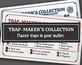 Trap-Maker's Collection   - Pocket Classic Traps 