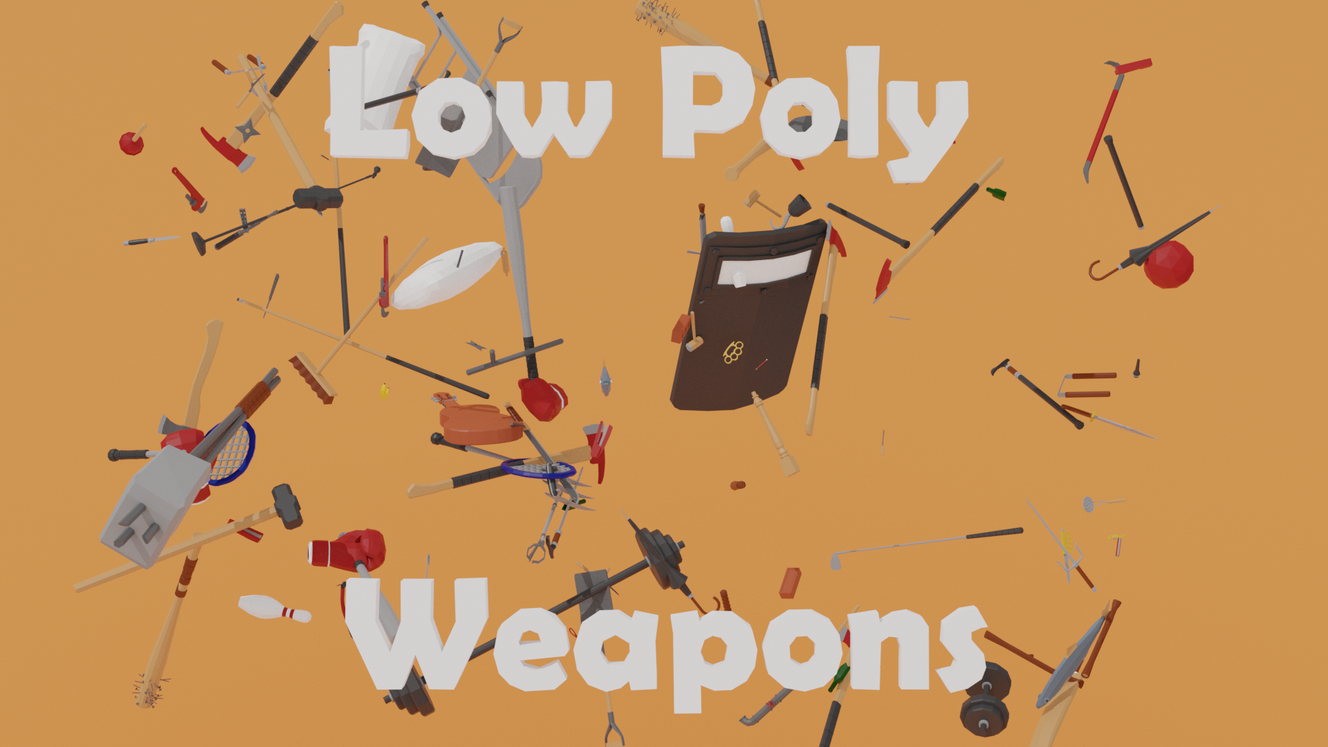 Low Poly Weapons