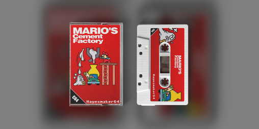 Cover image for Mario's Cement Factory C64