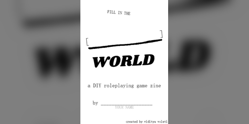 Cover image for Fill in the [ ] WORLD