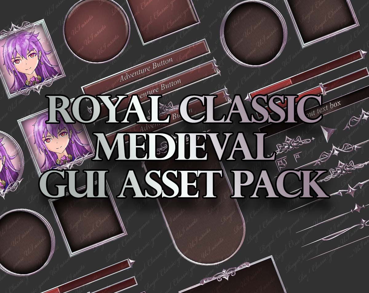 Royal Classic Medieval GUI Asset Pack