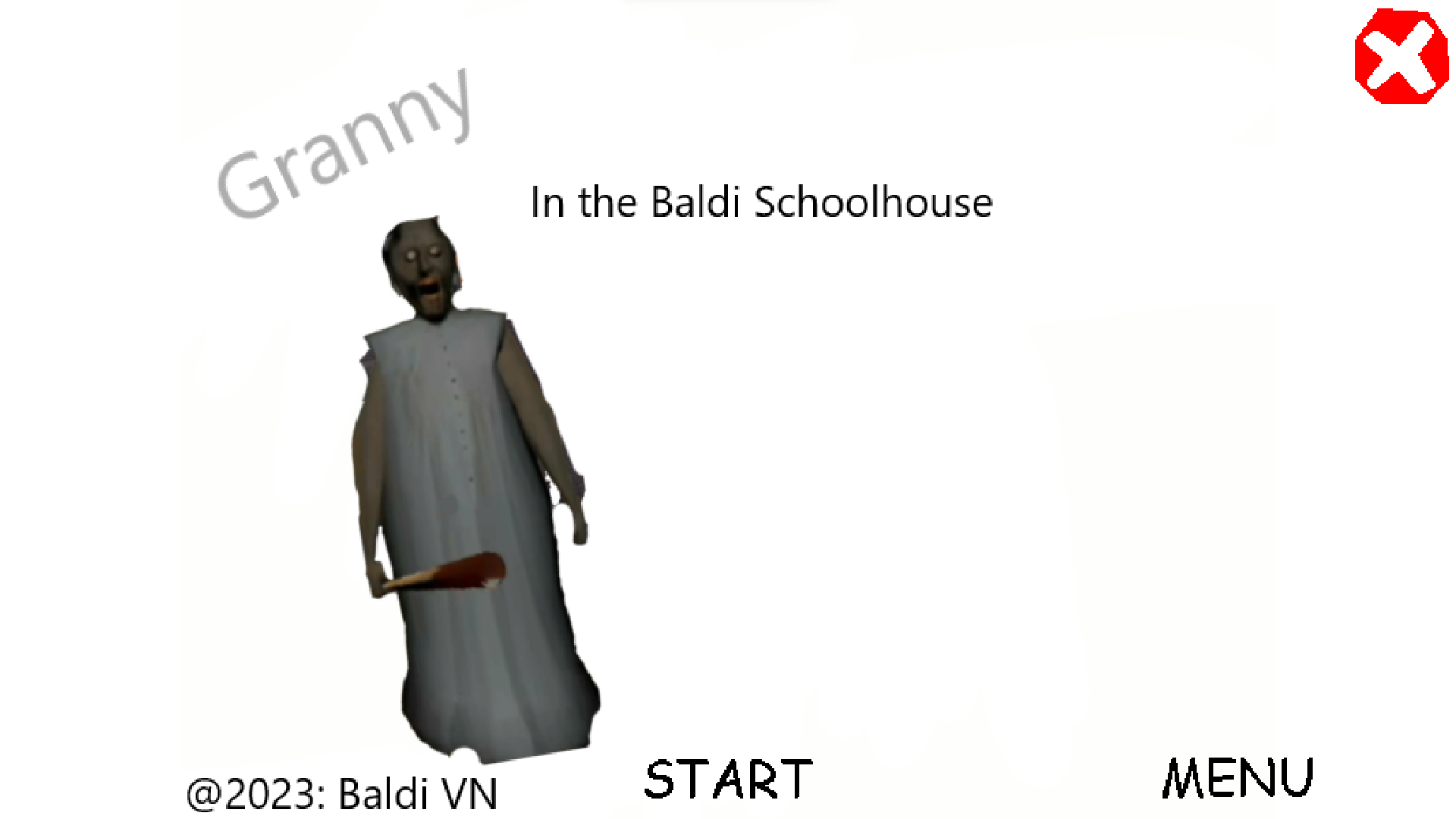 Granny In The Baldi Schoolhouse by Baldi's Basics Official VN