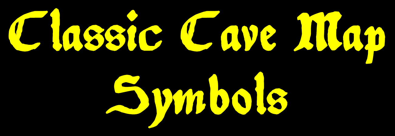 Classic Cave Map Symbols