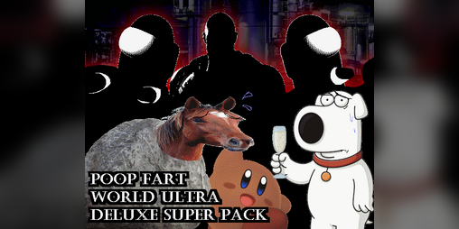 Cover image for poop fart world ultra deluxe super pack