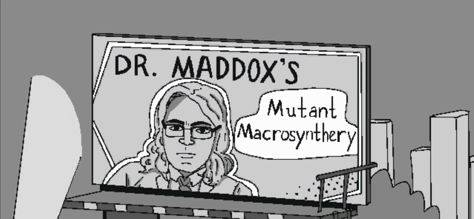 Cover image for Dr. Maddox's Mutant Macrosynthery