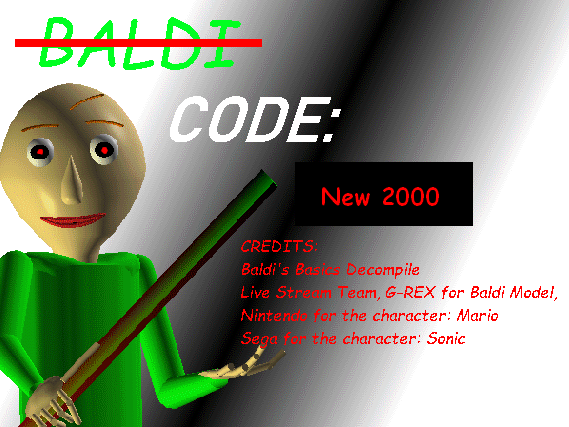 Baldi Code 2000