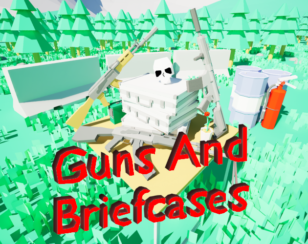 Guns and briefcases