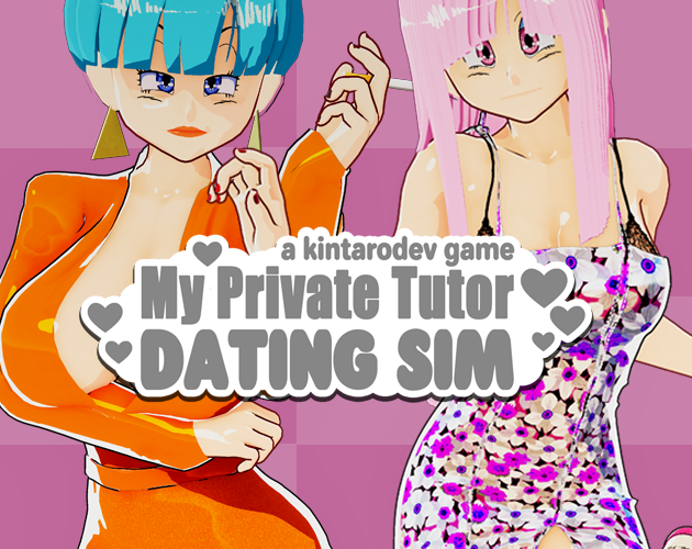 Cover image for My private tutor DATING SIM