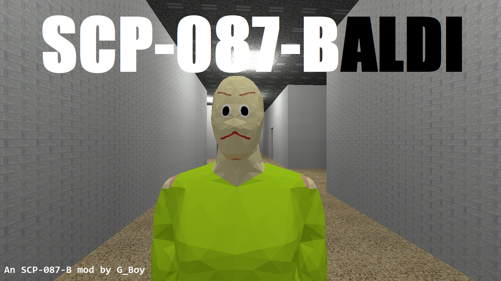 Scp 087 Baldi Scp 087 B Mod By G Boy