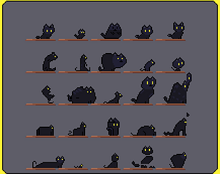 cat 32x32 pixel art en 2023