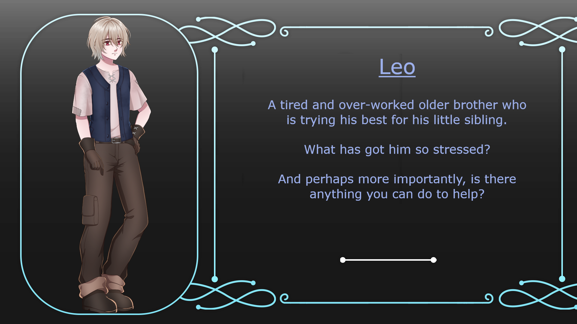Leo Character Card