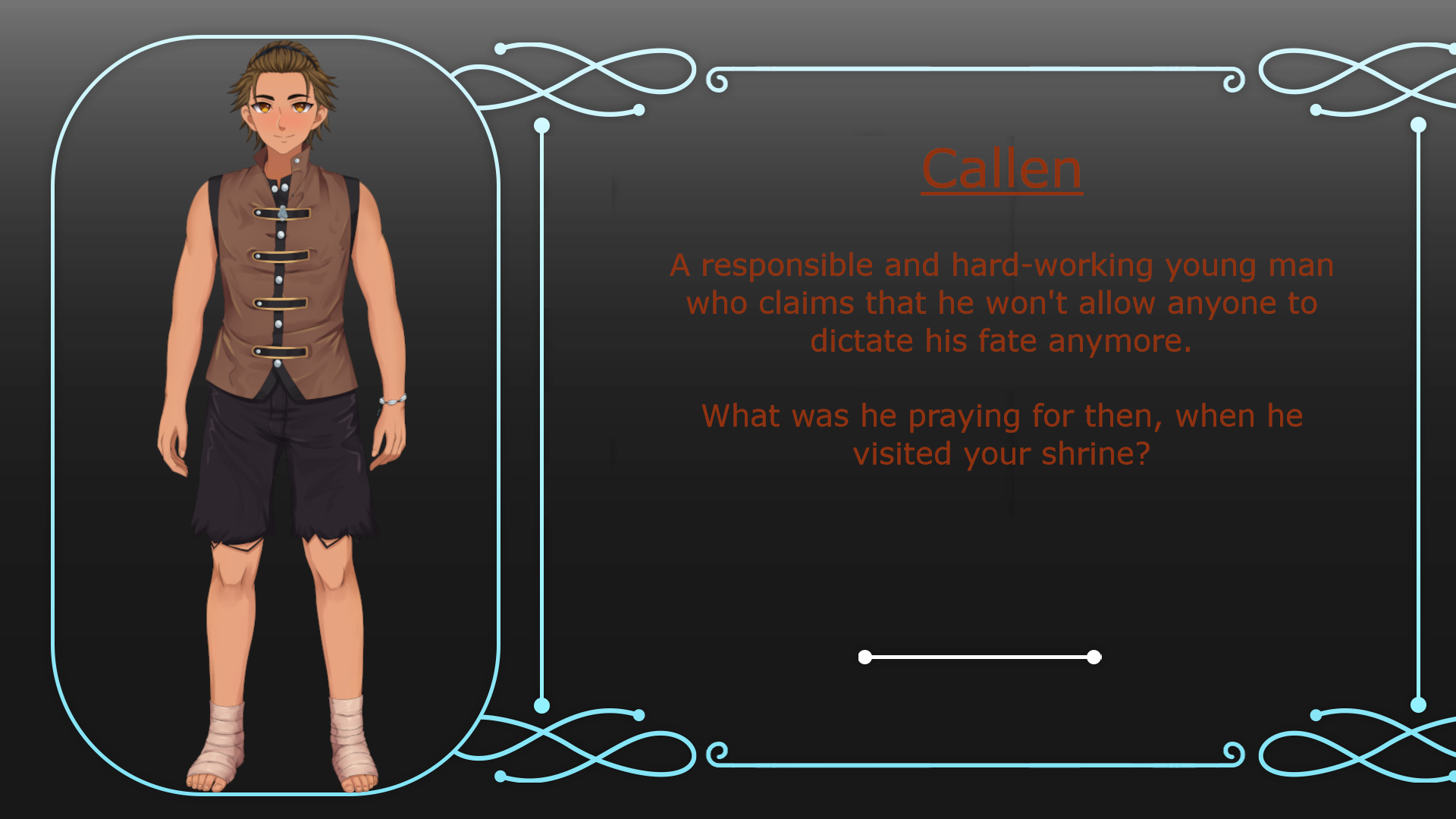 Callen Character Card