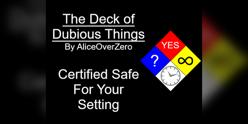 Cover image for The Deck of Dubious Things