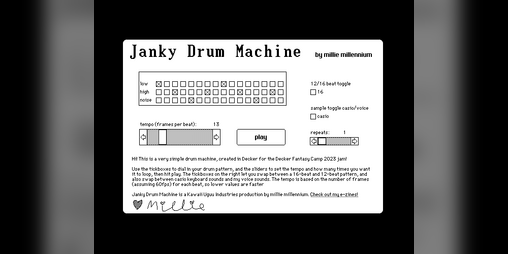 Cover image for Janky Drum Machine