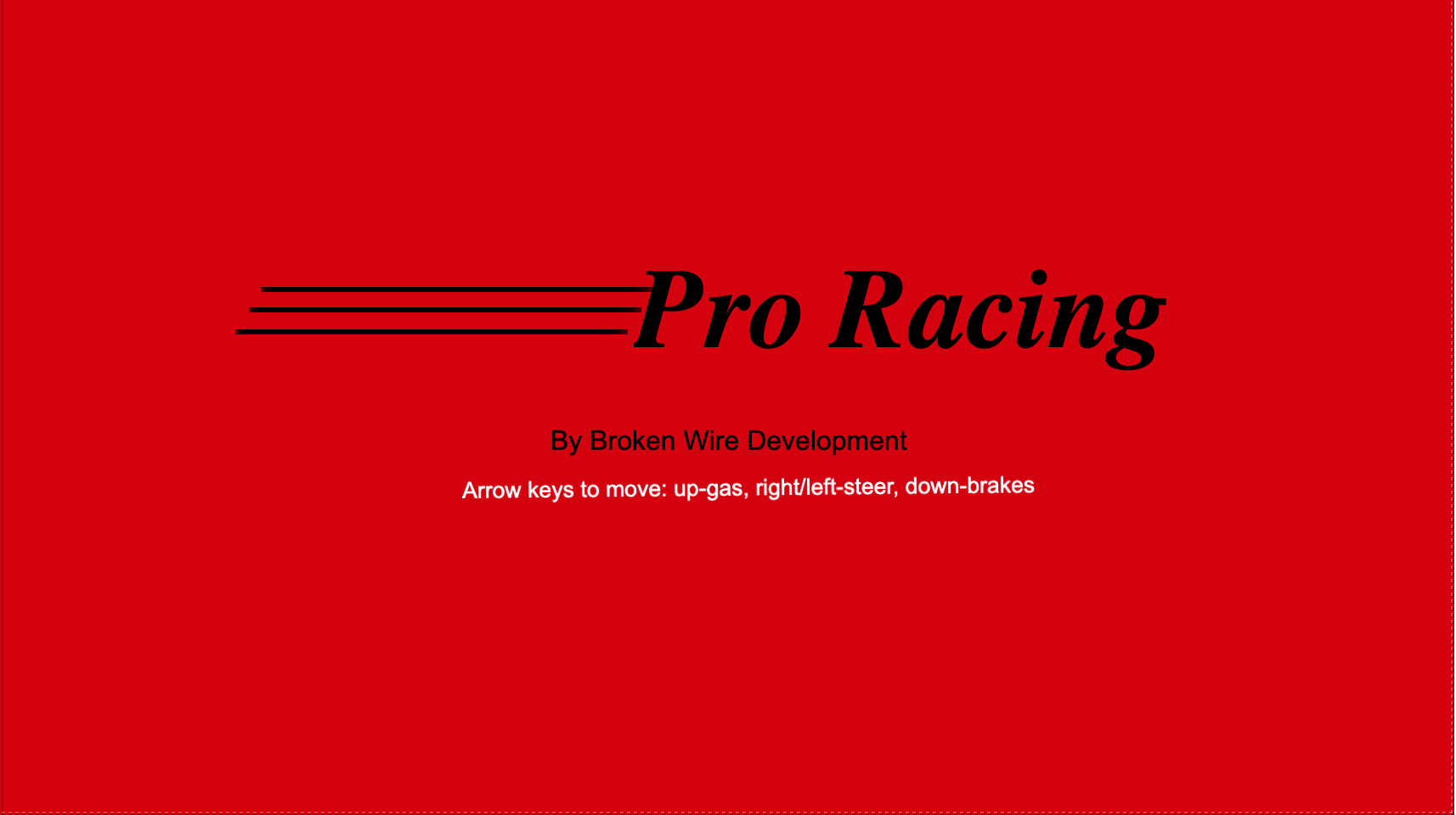 Cover image for Pro Racing