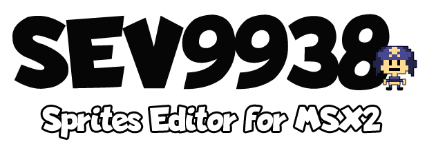 SEV9938, Sprite editor for MSX2