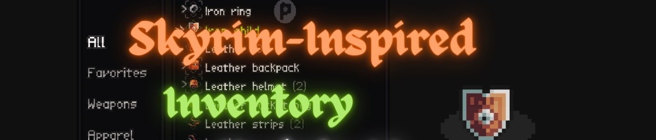 Skyrim-inspired Inventory - For Game Maker Studio 2.3+. Demo free