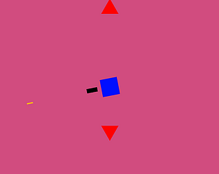 Simple Asteroids Inspired Top Down Shooter