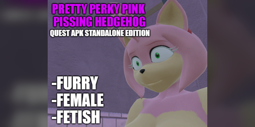 Cover image for Pretty Perky Pink Pissing Hedgehog (Quest)