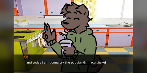 Cover image for Kel tries the grimace shake!