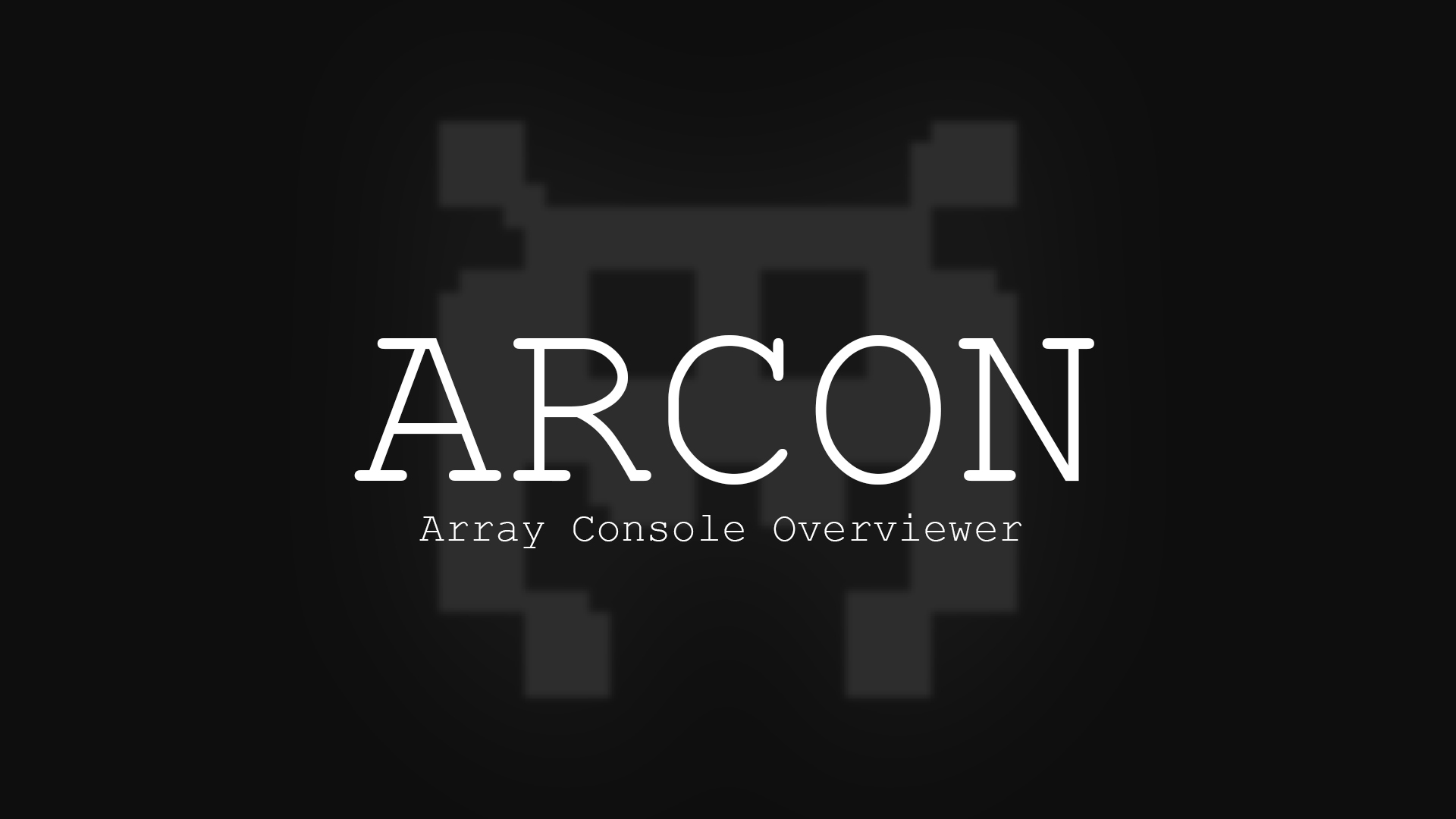 ARCON - Array Console Overviewer