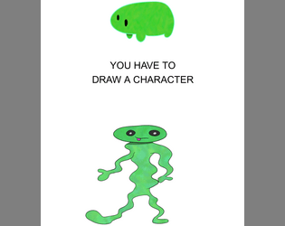 You have to draw a character  