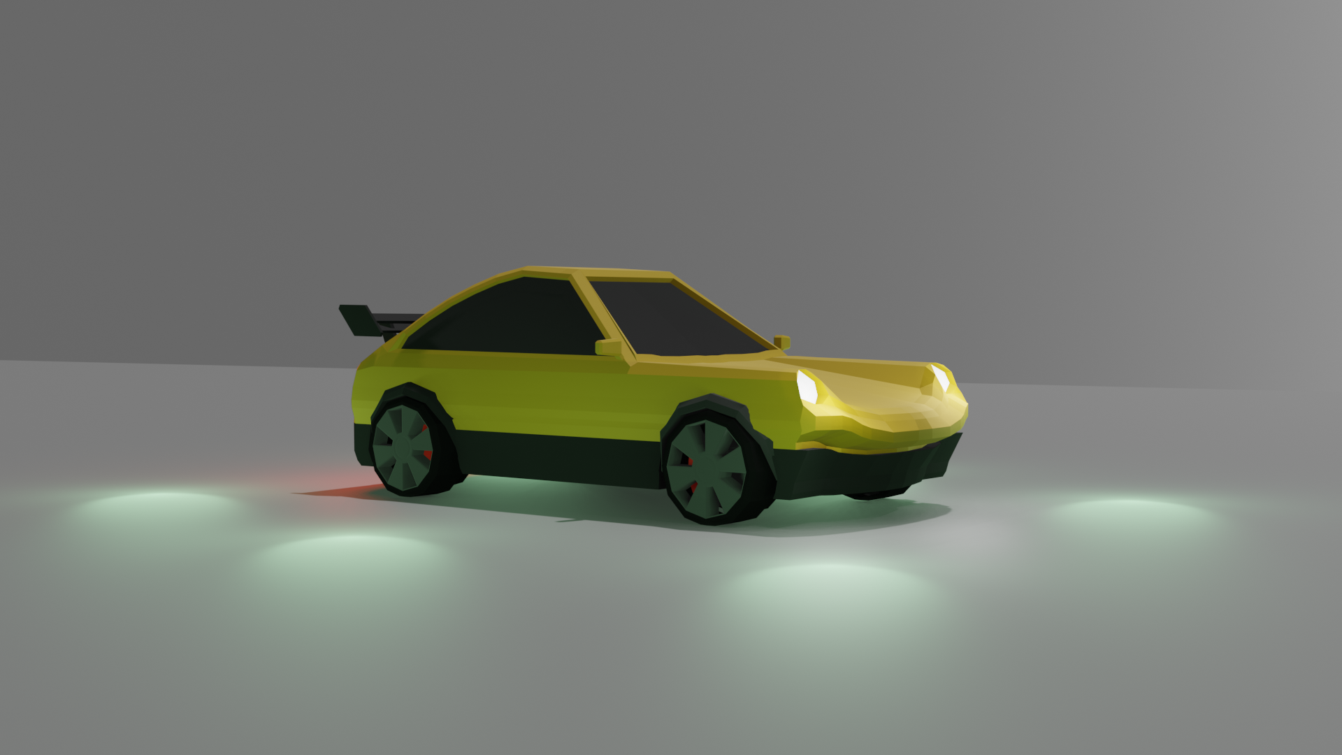 Lowpoly 3D Sport Car