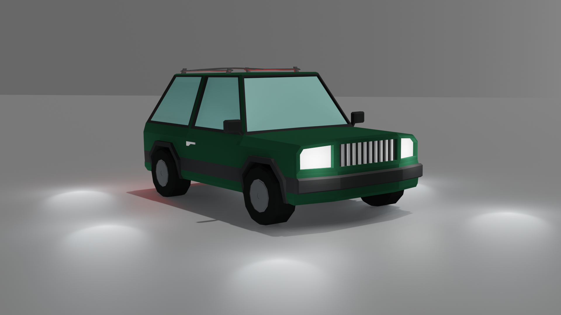 Lowpoly 3D Offroad Car