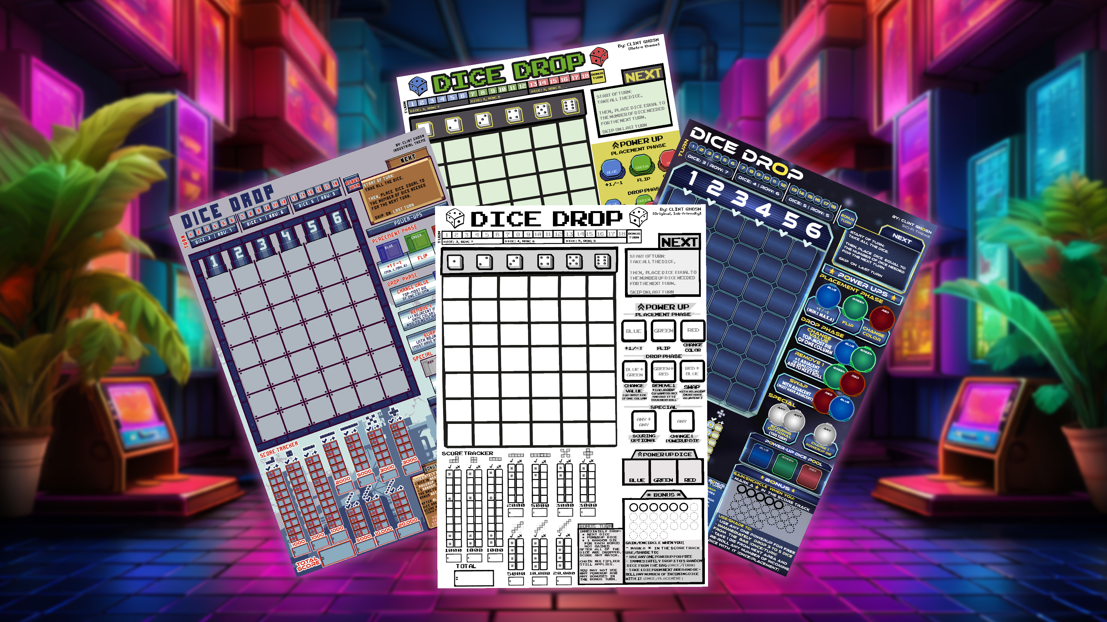 Dice Drop - Tetris-inspired Dice Game