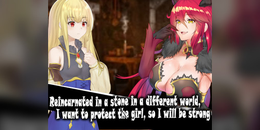 Cover image for Reincarnated in a stone in a different world, I want to protect the girl, so I will be strong