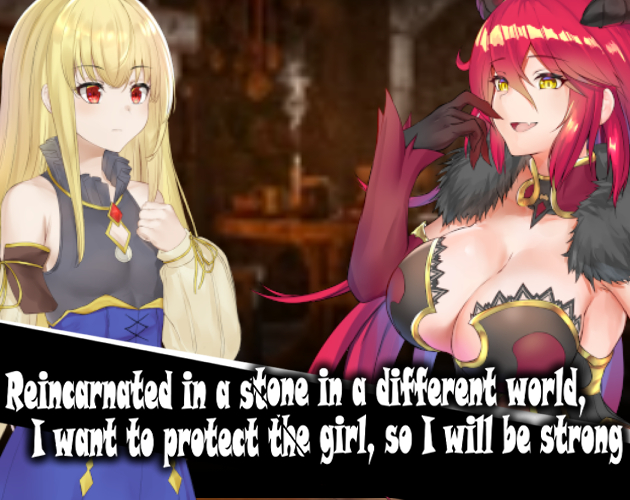 Cover image for Reincarnated in a stone in a different world, I want to protect the girl, so I will be strong